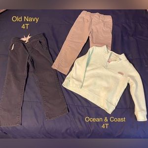 Old Navy Pants and Ocean & Coast Outfit 
4T
